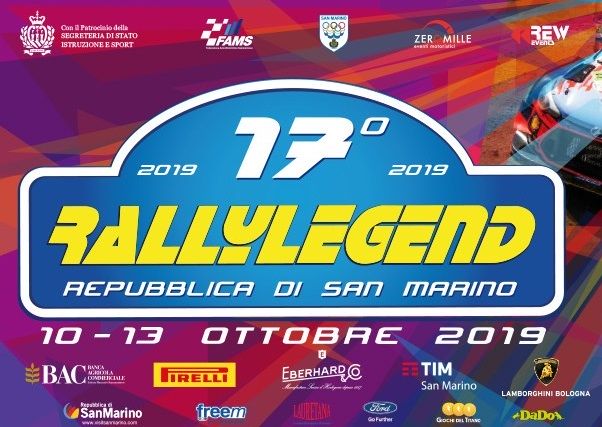17 Rally Legend – San Marino | lokalizacje, harmonogram, mapy, lista zgłoszeń