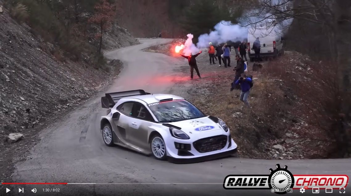 VIDEO: Testy WRC przed Monte Carlo 2023